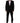 Dolce & Gabbana Black Crystal Embellished 2 Piece Suit