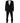 Dolce & Gabbana Black Wool Slim Fit Formal 2 Piece Men Suit
