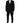 Dolce & Gabbana Black Linen Slim Fit Formal 2 Piece Suit