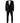 Dolce & Gabbana Black Wool Slim Fit Formal 2 Piece Men Suit