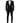 Dolce & Gabbana Black Wool Slim Fit Formal 2 Piece Men Suit