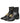 Dolce & Gabbana Black Leather DG Logo Plaque Shorts Ankle Boots Shoes