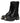 Dolce & Gabbana Black Stud Platform Combat High Boots Shoes