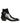 Dolce & Gabbana Black Leather DG Plaque Ankle Boots Shoes