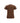 Ganni Brown Cotton T-Shirt