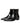Dolce & Gabbana Black Leather Zipper Mid Calf Men Boots Shoes