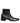 Dolce & Gabbana Black Leather Logo Short Ankle Boots Shoes