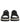 Dolce & Gabbana Black Leather Crown Milano Men Sneakers Shoes
