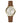 Furla Brown Leather Dress Watch