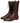 Dolce & Gabbana Brown Leather Lace Up Mid Calf Boots Shoes