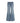 7FOR Blue Cotton Flared Jeans