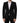 Dolce & Gabbana Black Single Breasted One Button Coat Blazer