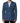 Dolce & Gabbana Blue Cotton Double Breasted Men Coat Blazer