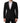Dolce & Gabbana Black Stripes Wool Single Breasted Blazer
