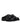 The Attico Black Leather Slippers