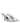 The Attico Gray Leather Stiletto Heel Sandals