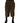Dolce & Gabbana Brown Silk Mid Waist Pleated Bermuda Shorts