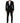Dolce & Gabbana Black Wool Slim Fit Formal 2 Piece Men Suit