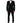 Dolce & Gabbana Black Wool Slim Fit Formal 3 Piece Men Suit