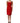 Dolce & Gabbana Red Stretch Bodycon Sheath Knee Length Dress