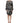 Dolce & Gabbana Black White Zebra Ruched Silk Mini Dress