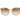 Ana Hickmann Beige Acetate Sunglasses