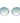 Ana Hickmann Blue Metal Sunglasses