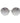 Ana Hickmann Gray Metal Sunglasses