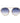 Ana Hickmann Gold Metal Sunglasses