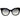 Ana Hickmann Black Plastic Sunglasses
