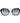 Ana Hickmann Blue Metal Sunglasses