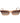 Ana Hickmann Brown Plastic Sunglasses