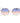 Ana Hickmann Gold Metal Sunglasses