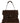 Moschino Brown Calfskin Shoulder Bag