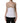 Dolce & Gabbana White Brown Cotton Sleeveless Corset Top