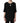 Dolce & Gabbana Black Floral Silk Heart Appliqué Blouse Top