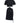 Nensi Dojaka Black Cotton Midi Dress
