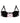 Nensi Dojaka Black Polyamide Bra
