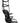 Alexander McQueen Black Lambskin Stiletto Heel Sandals