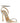 Sergio Rossi White Goatskin Stiletto Heel Sandals