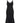 Khaite Black Viscose Midi Dress