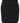 Alessandra Rich Black Wool Long Skirt