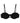 MC2 Saint Barth Black Viscose Bikini