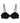 MC2 Saint Barth Black Viscose Bikini