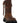 Moschino Brown Velvet Leather Over The Knee