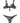 The Attico Bicolor Polyamide Bikini