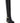 Elisabetta Franchi Black Calfskin Over The Knee