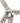 Alessandra Rich Silver Glass Necklace