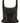 Ermanno Scervino Black Lamb Leather Tank Tops