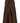 Haikure Brown Lamb Leather Midi Skirt